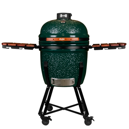 EVIQ BBQ Kamado 21" Grillmaster Houtskoolbarbecue Keramisch Groen